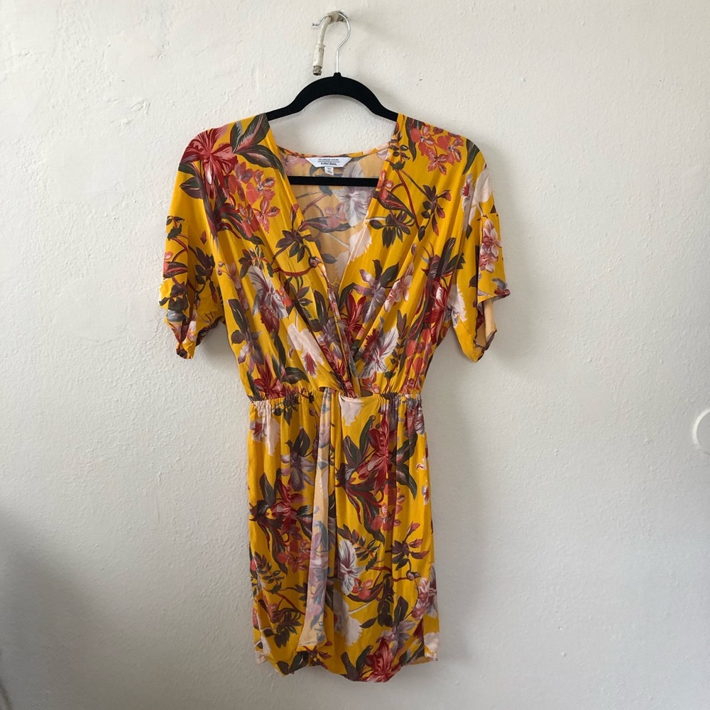 & Other Stories Floral Twist Knot Dress 36 / 6
